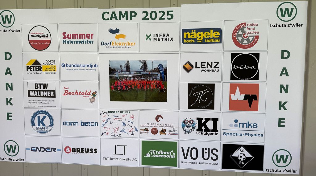Sponsoren Fussballcamp 2026